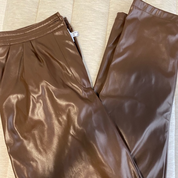 Princess Polly leather pants size 6 - Picture 3 of 4